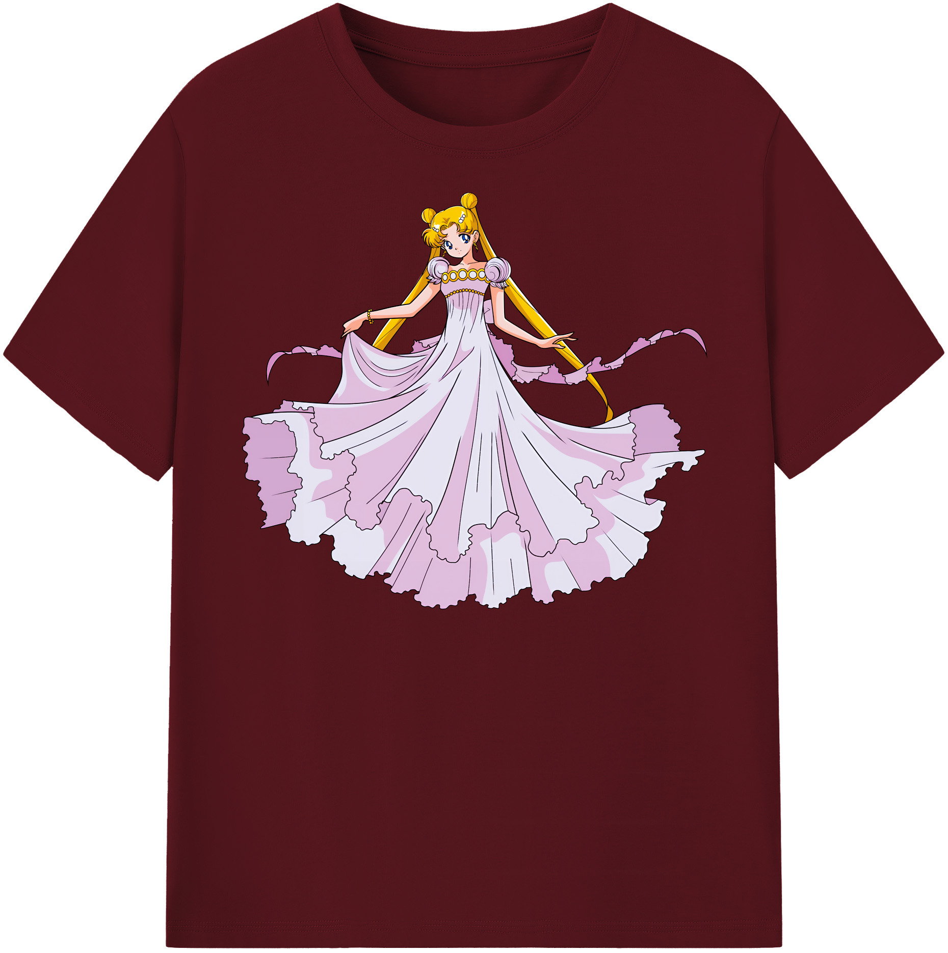 （画像用） 美少女戦士セーラームーン 愛野 美奈子 あいの みなこ Sailor Moon Aino Minako 綿100％半袖Tシャツ（フロントプリント）